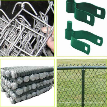 Basketball court galvanized pvc coated chain link fence price